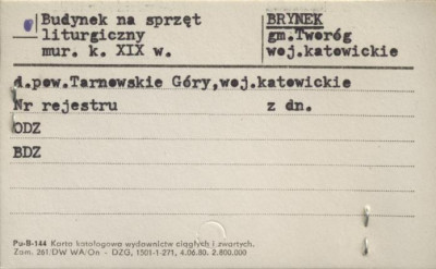 budynek na sprzęt liturgiczny, skan 1