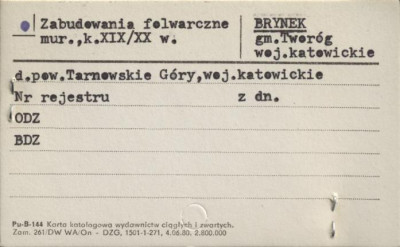 zabudowania folwarczne, skan 1