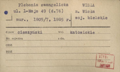 plebania ewangelicka, skan 1
