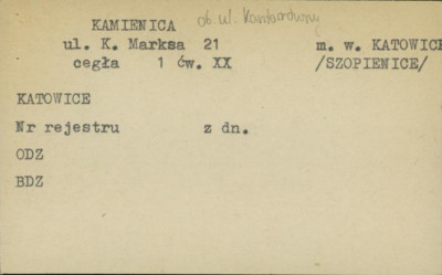 kamienica, skan 1