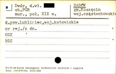 dwór, ob. PGR, skan 1
