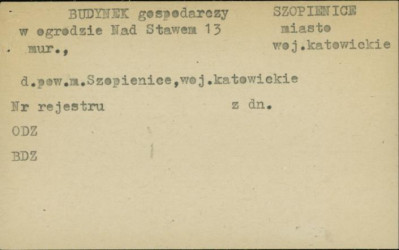 budynek gospodarczy w ogrodzie, skan 1