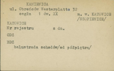 kamienica, skan 1