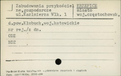 zabudowania przykościelne, gospodarcze, skan 1