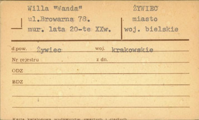 willa Wanda, skan 1