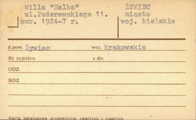 willa Halka, skan 1