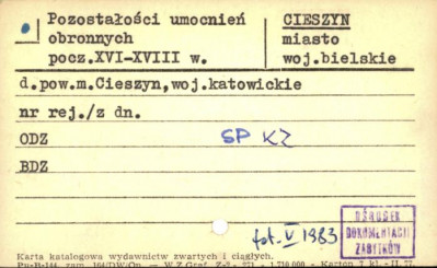 pozostałości umocnień obronnych, skan 1