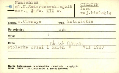 kamienica, skan 1