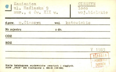 kamienica, skan 1