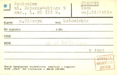 kamienica, skan 1