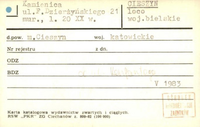 kamienica, skan 1