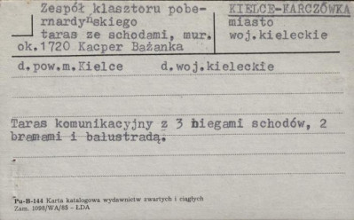 schody i brama przed kość. św. Boromeusza, skan 1