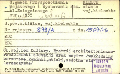 dom przysposobienia wojskowego i wych. fiz. ob. WDK, skan 2