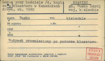 lamus przy kościele, skan 1