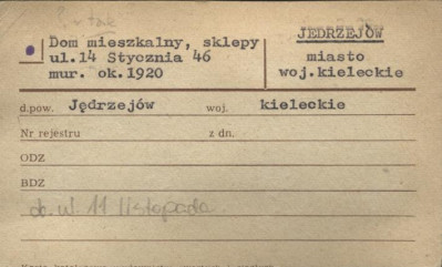 dom mieszkalny, sklepy, skan 1