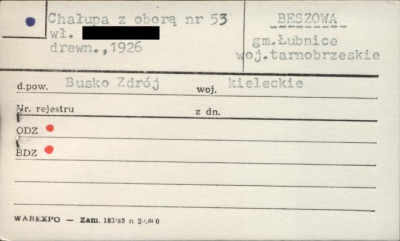 chałupa z oborą, skan 1