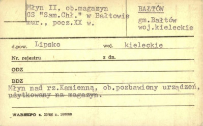 młyn I, ob. magazyn, skan 1
