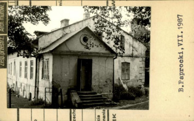 gorzelnia, po 1945 leśniczówka, ob. osada służbowa, skan 3
