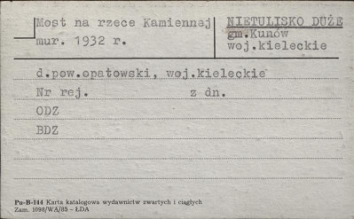 most na rzece Kamiennej, skan 1