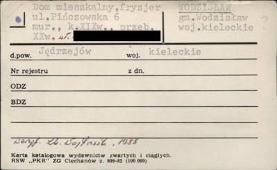 dom mieszkalny, fryzjer, skan 1