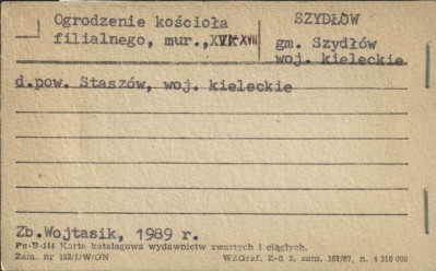 ogrodzenie kościoła filialnego, skan 1