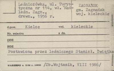 leśniczówka, skan 1