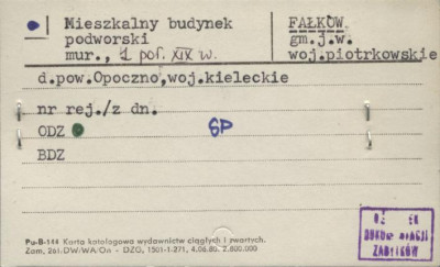mieszkalny budynek podworski, skan 1