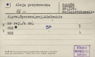 aleja dworska, skan 1