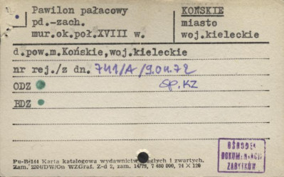 pawilon południowo-zachodni pałacu, skan 3