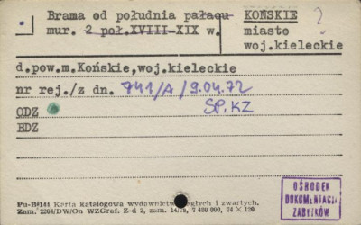 brama południowa, skan 1
