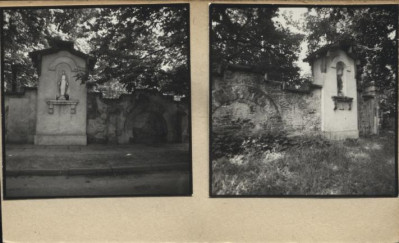 fragment murów z kapliczką, skan 2