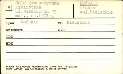 sala gimnastyczna, skan 1