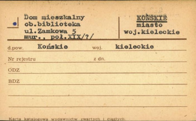 dom mieszkalny, ob. biblioteka publiczna, skan 1