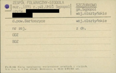 stodoła - zespół folwarczny, skan 1