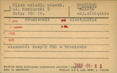 ulica osiedla mieszk., skan 1