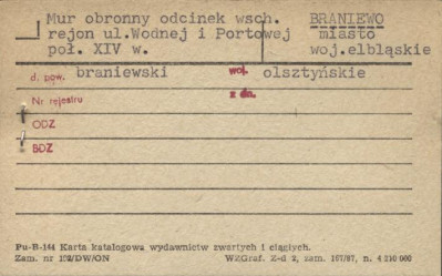 mur obronny - odcinek wsch., skan 1