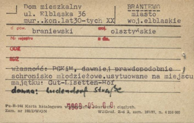 dom mieszkalny, d. schronisko młodzieżowe, skan 1