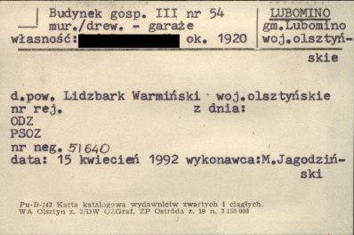 budynek gospodarczy III - garaże, skan 1