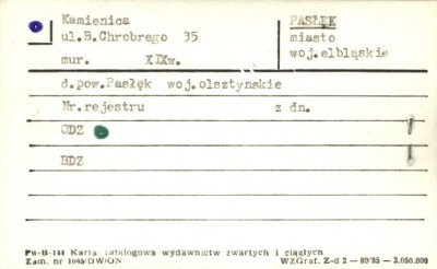 kamienica, skan 1