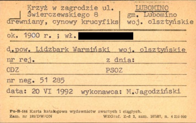 krzyż w zagrodzie, skan 1