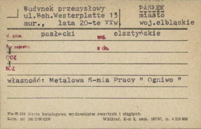 budynek przemysłowy, skan 1