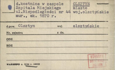 kostnica w zespole szpitala miejskiego, skan 1