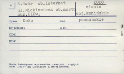 dwór, ob. internat, skan 1