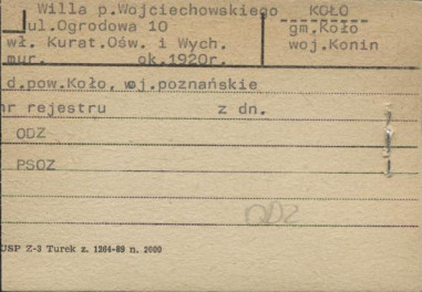 willa p. Wojciechowskiego, skan 1