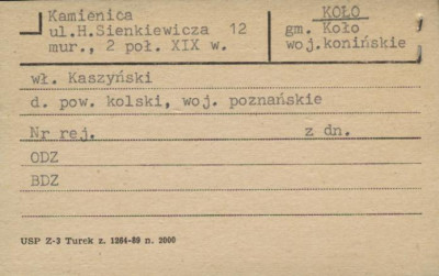 kamienica, skan 1