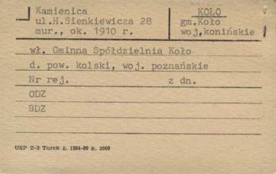 kamienica, skan 1
