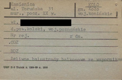 kamienica, skan 1