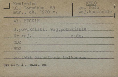kamienica, skan 1