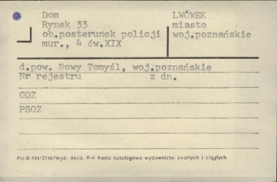 dom, ob. posterunek policji, skan 1