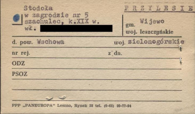 stodoła w zagrodzie, skan 1